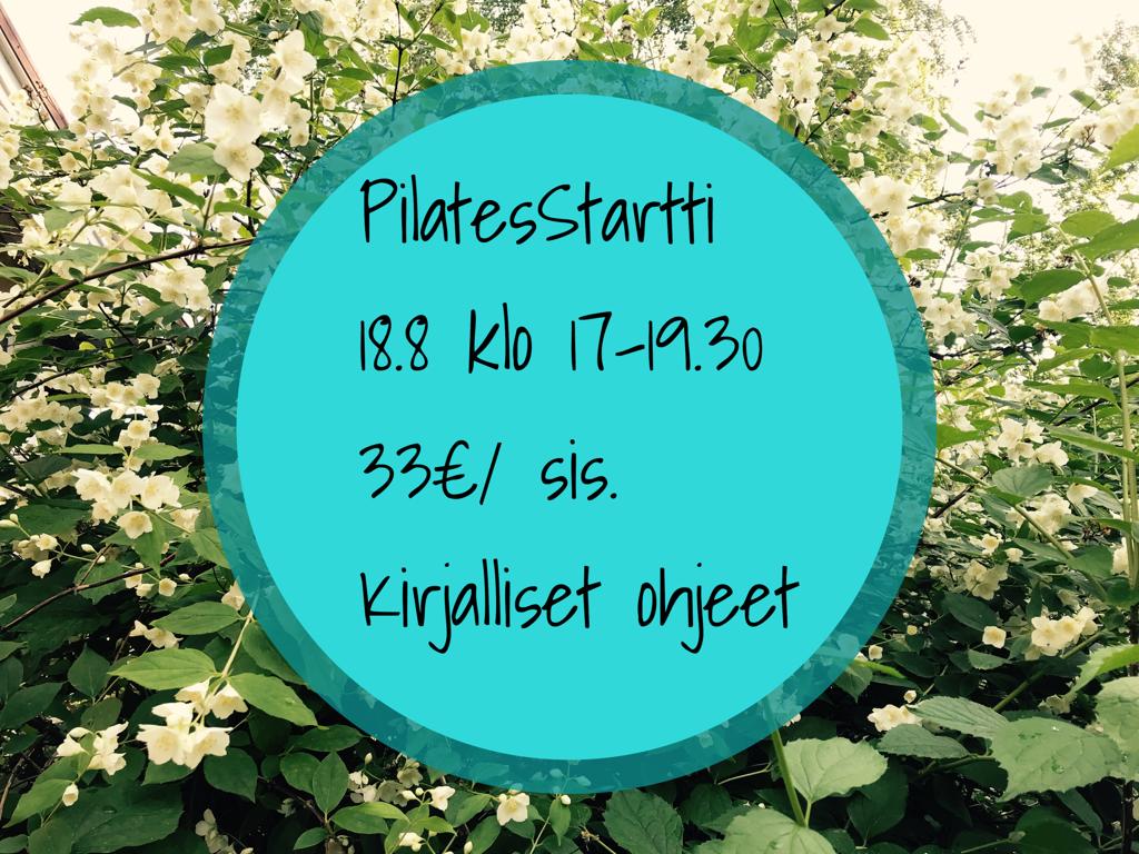 Syksyn ensimmäinen PilatesStartti