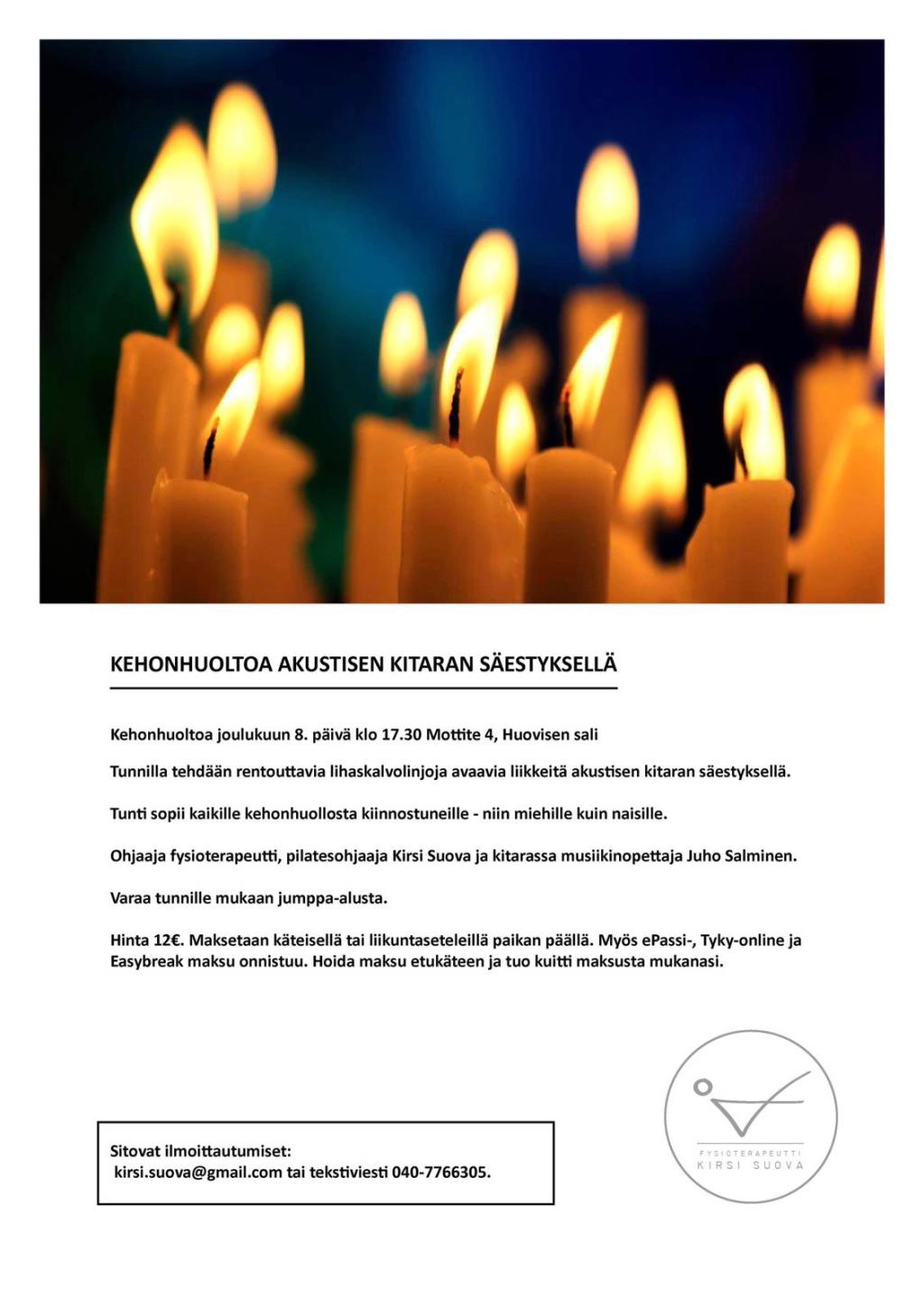 Kehonhuoltoa akustisen kitaran&nbsp;säestyksellä